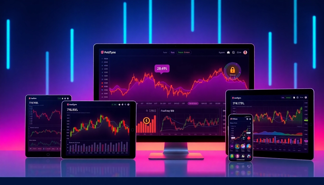 Detailed graph interface on aicoin官网 platform displaying live crypto market data across devices, highlighting security and real-time analysis features for traders.