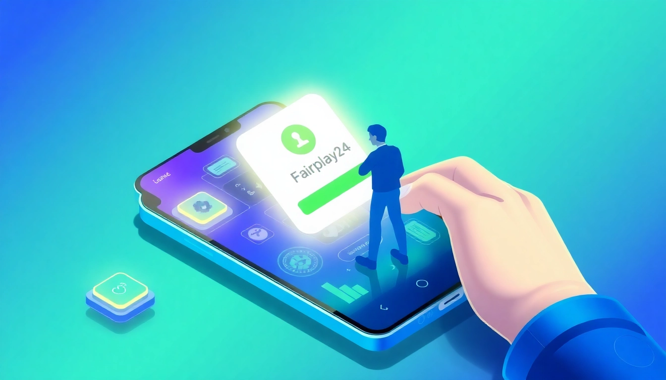 Guide to Fairplay24 login steps on a clean digital interface with easy navigation for secure access