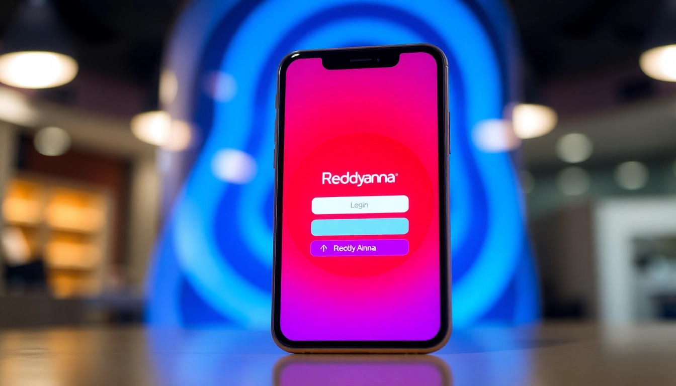 Reddy Anna Login screen showing secure access and user-friendly interface for seamless betting experience.