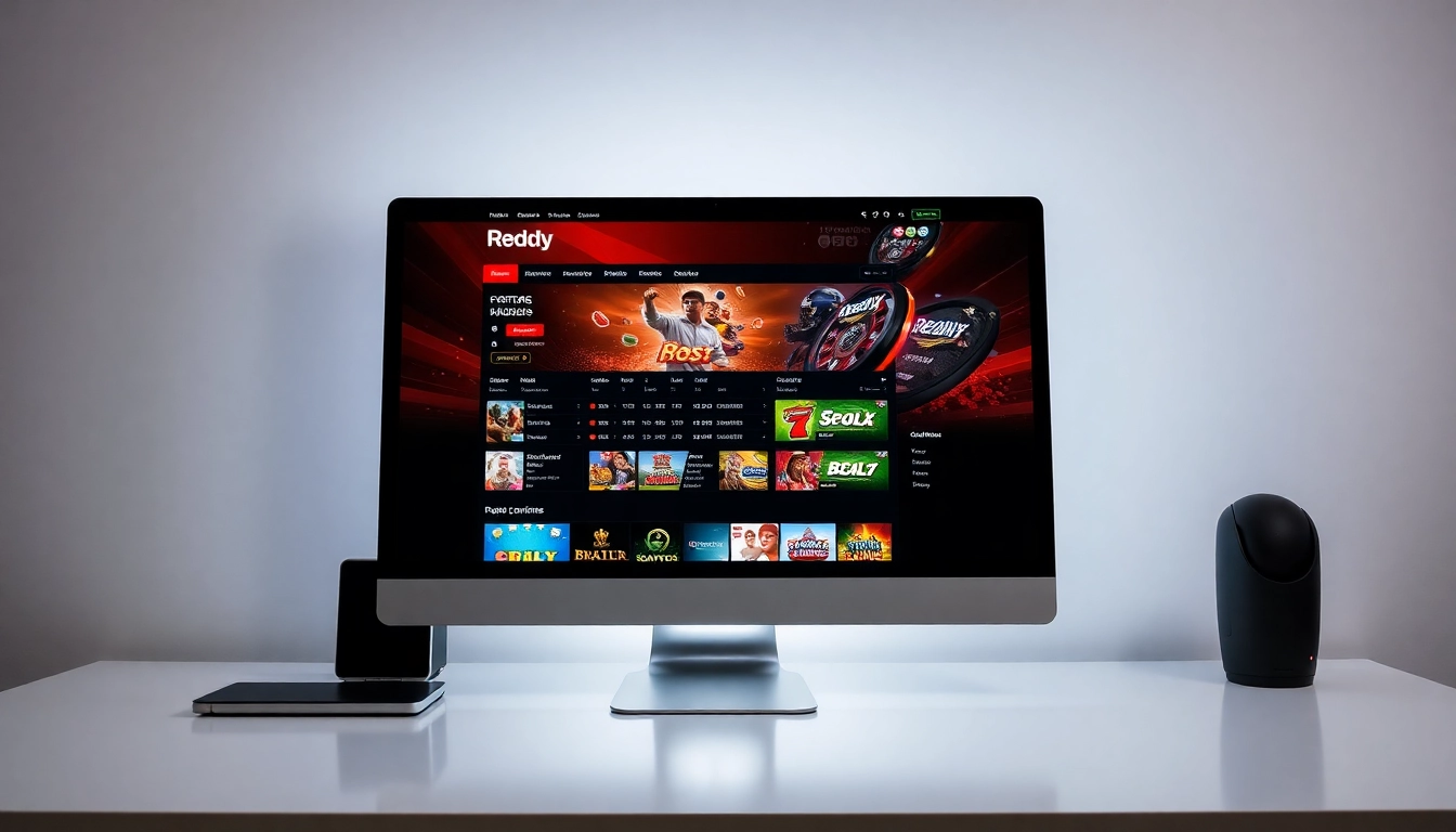 Reddy Anna Book logo on a sleek betting website showcasing live sports odds and casino games for Indian players, emphasizing trust and excitement in online gaming.