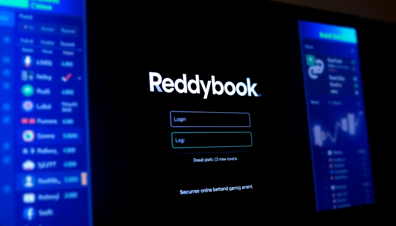 Secure Reddybook Login page featuring user login form with quick access and vibrant visuals for seamless betting experience.