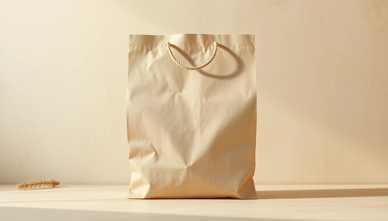 High-quality torba papierowa being filled with eco-friendly products in a modern packaging facility