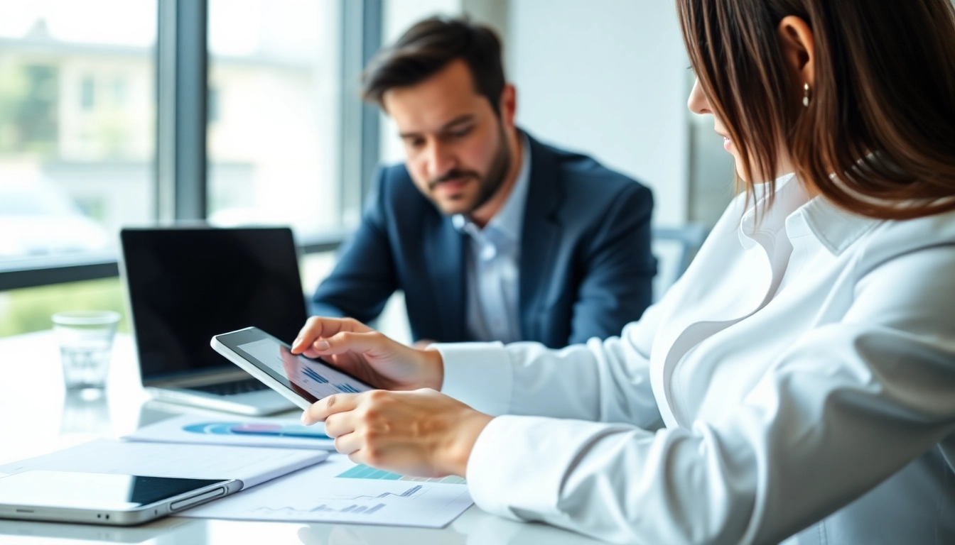 Professional financial advisor reviewing tax efficient investing strategies in a comprehensive