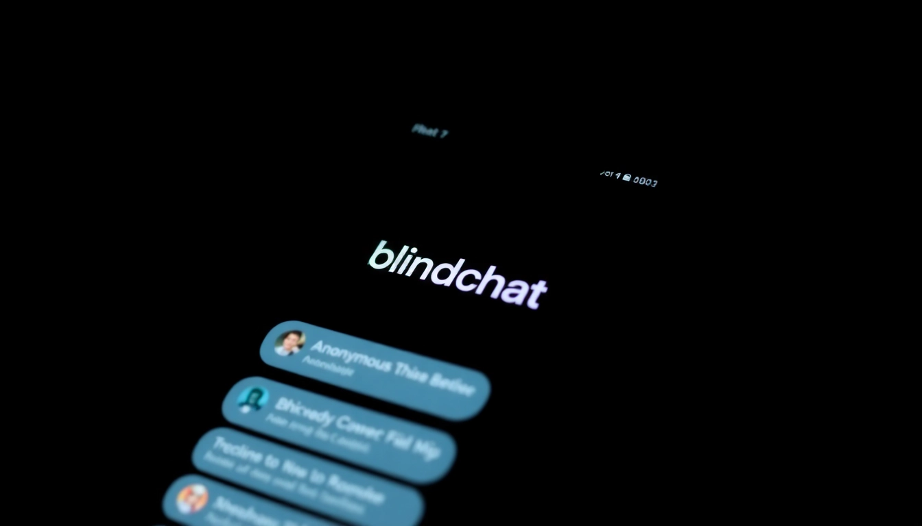 Engaging with blindchat, users connect anonymously via mobile chat app underline privacy and