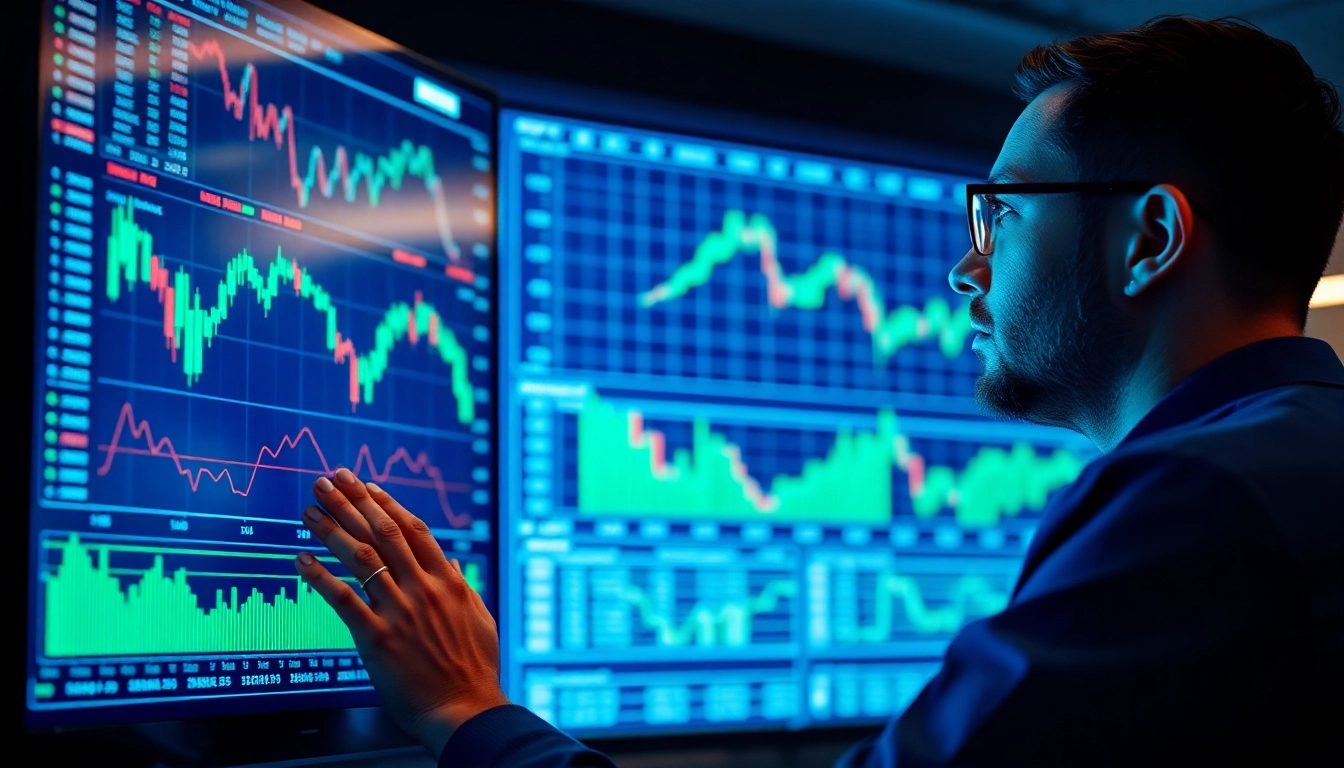 Trading view platform showcasing real-time trading charts and market analysis for traders and